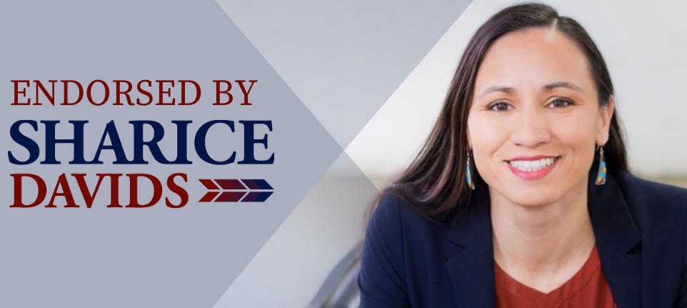 Endorsed By Representative Sharice Davids